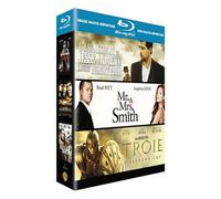 Coffret Brad Pitt - L'assassinat de Jesse James par le lâche Robert Ford + Mr. & Mrs. Smith + Troie [Francia] [Blu-ray]