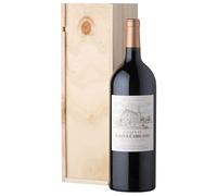 Coffret Cadeau Caisse Bois - MAGNUM Château Latour Camblanes Seigneurie de Camblanes - AOP Cadillac Côtes de Bordeaux - Vin Rouge - 1,5 L (Paquete de 6)