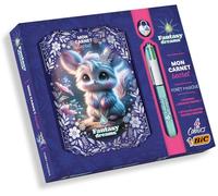 Coffret carnet secret avec Bic - Fantasy Dreams (Forêt magique): Avec 1 carnet secret, 1 stylo collector 4 couleurs, 1 cadenas et 2 clés