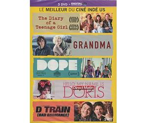 Coffret cinéma indépendant : The Diary of a Teenage Girl + Grandma + Dope + Hello, My Name Is Doris + The D Train [Francia] [DVD]