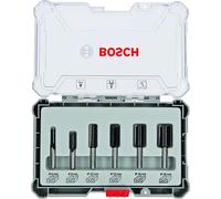 Coffret de fresas rectas - BOSCH - 2607017466 - Cola de 8 mm - Ø12/16/20 mm - 6 piezas