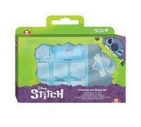 Coffret de tampons - MULTIPRINT - 7134 - Stitch - 7 tampons bois et latex, feutres Giotto, album coloriage