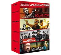 Coffret Denzel Washington - Equalizer + 2 Guns + Les Sept Mercenaires + L'Attaque du métro 123 [DVD]