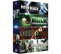Coffret Fantastique : Pitch Black + Hulk + Les chroniques de Riddick + Van Helsing [Francia] [DVD]