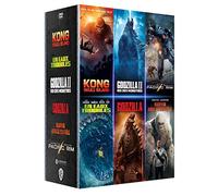 Coffret : Godzilla + Godzilla : Roi des monstres + Kong : Skull Island + Rampage - Hors de contrôle + En eaux troubles + Pacific Rim [Francia] [DVD]
