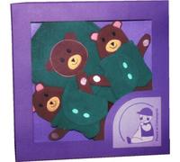 Coffret guantes + bufanda oso (talla 1 - 2 años)