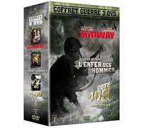 Coffret Guerre 3 DVD - La bataille de Midway + L'enfer des hommes + Côte 465 [Francia]