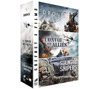 Coffret guerre : Drones + Le convoi des alliés + Stalingrad Snipers [Francia] [DVD]