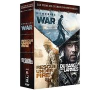 Coffret Guerre : Rescue Under Fire + Memories of War + Du sang et des larmes [Francia] [DVD]