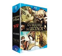 Coffret guerriers de légende - Le choc des titans + 300 + 10 000 + Troie [Francia] [Blu-ray]