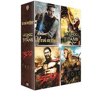 Coffret Guerriers de légende : Le Roi Arthur + Troie + 300 + Le Choc des Titans [Francia] [DVD]