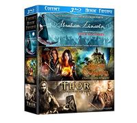 Coffret Heroic Fantasy : Abraham Lincoln, tueur de zombies + Hansel et Gretel : Chasseurs de sorciers + Thor et le marteau des Dieux [Francia] [Blu-ray]