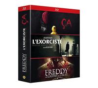 Coffret Horreur Incontournables 3 films : Ça + Les Griffes de la nuit (Freddy) + L'Exorciste [Francia] [Blu-ray]