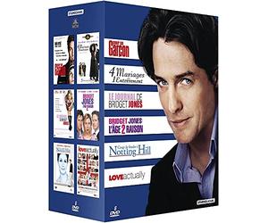 Coffret Hugh Grant : Coup de foudre à Notting Hill + Love Actually + Bridget Jones + Bridget Jones l'âge de raison + 4 mariages et 1 enterrement + Pour un garçon [Francia] [DVD]