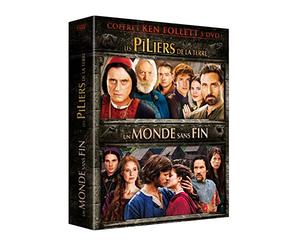 Coffret Ken Follett 5DVD - Les piliers de la terre + Un monde sans fin [Francia] [DVD]