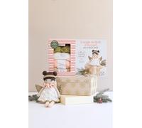 COFFRET L'ange de Noël d'AnnaB au crochet: Coffret avec 1 livret, 4 pelotes, 1 crochet, de la ouate, du fil noir à broder, 1 aiguille, 1 bouton en bois (Les créations d AnnaB au croch)