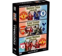 Coffret Les grands duels anglo-saxons : Manchester/Chelsea - Arsenal/Tottenham - Liverpool/Manchester [Francia] [DVD]