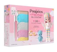 Coffret Les poupées de P'tite peste au crochet: Coffret avec 1 livre, 5 pelotes, 1 crochet, de la ouate, du fil à broder et 1 aiguille