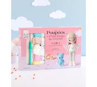 Coffret Les poupées de P'tite peste au crochet: Coffret avec 1 livre, 5 pelotes, 1 crochet, de la ouate, du fil à broder et 1 aiguille