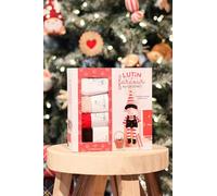 COFFRET Lutin farceur au crochet: Coffret avec 1 livret, 4 pelotes, 1 crochet, 1 aiguille, 2 boutons en bois, 1 grelot, de la ouate