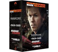 Coffret Mark Wahlberg : No Pain No Gain + The Gambler + Shooter + Braquage à l'italienne [Francia] [DVD]