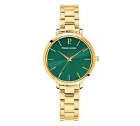 Coffret montre femme Pierre Lannier Chouquette acier doré/cuir vert