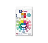 Coffret Pâte Fimo - STAEDTLER - Perlas de Mezcla - 9 Colores - Efectos Metálicos