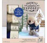 Coffret Ryo le labrador au crochet: Ryo le labrador et son cadre déco ! Coffret avec accessoires