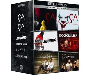 Coffret Stephen King : Ça + Ça - Chapitre 2 + Doctor Sleep + Shining + Les Évadés + La Ligne verte [Francia] [Blu-ray]