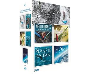 Coffret Yann Arthus Bertrand : Home + Planète océan + La Soif du monde + Méditerranée, notre mer à tous + Legacy, notre héritage [Francia] [DVD]