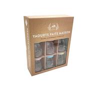 Coffret Yaourts faits maison: Faciles économiques et délicieux. Le livre de recettes avec 6 pots en verre avec couvercle