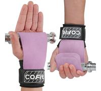 COFIT Cintas de Muñeca para Levantamiento de Pesas, Vendajes de Muñeca para Entrenamiento con Doble Capa de Cuero Oxford, Agarre Mejorado para una Protección Óptima de Mano y Muñeca - Violeta