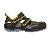 Cofra 30040-001.W38 Ace S1 P SRC Sandalias de Seguridad, Negro/Amarillo, Talla 38
