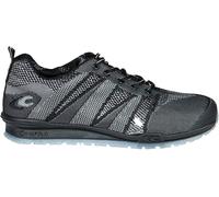 COFRA Fluent Black/Black S1PS FO SR - Talla de zapatos de nailon negro y gris / textil / negro / laminado APT - Protección contra accidentes de trabajo - Transpirables, Negro , 42 EU