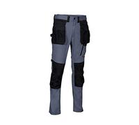 COFRA V568-1-01.Z44 KUDUS BOX - Pantalón multibolsillo, diseño de avion/negro, talla 44