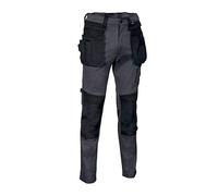 COFRA V568-1-04.Z52 KUDUS BOX - Pantalón multibolsillo, color antracita/negro, talla 52
