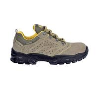 COFRA Zapato bajo S1 New Nilo, antiestático, Suela PU-Flex, Beige, Talla 44