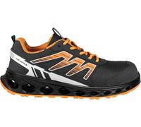 COFRA Zapato de Seguridad Footing ESD S3S FO SR, Negro y Naranja (Sistema Tallas Calzado EU, Adulto, Números, Mediano, 45)