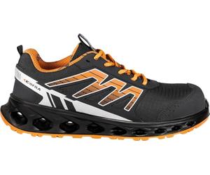 COFRA Zapato de Seguridad Footing ESD S3S FO SR, Negro y Naranja (Sistema Tallas Calzado EU, Adulto, Números, Mediano, 40)