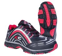 'Cofra zapatos de seguridad S3 "New Predator Black workflying de serie liftiger zapato de trabajo de estilo deportivo con acero kappr mediante pedalada - Suela de Goma impermeable negro/rojo