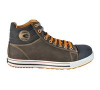 COFRA Zapatos de Trabajo para protección Laboral Modelo Conference S3S FO SR Polaco Nobuck Gris Oscuro/Tela Naranja/lámina APT Talla UE, T Moro Tess Naranja, 44 EU