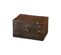 Cofre atesorado de madera con temática pirata con cerradura de código secreto para almacenamiento misterioso y decoración del hogar Solución de almacenamiento de joyas de uso diario