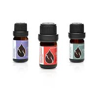 Cofre de Aceites Esenciales Orgánicos Dulces Sueños 20 ml | Lavanda (10 ml), Manzanilla Romana (5 ml), Toronjil (5 ml) | 100% Puro y Natural | Sin Diluir | Sin OMG | 3 Piezas