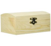 Glorex GmbH Cofre de Aspecto Barroco Madera de Pino 6 1682 401, 18 x 12 x 9 cm, con clasificación FSC Mix (Compruebe la normativa Local para asegurarse)