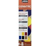 Cofre de iniciación - Pébéo - Pintura Cerámica - 6 frascos de 20 ml - Mixto - Adulto