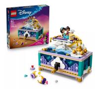 LEGO | Princesas Disney Joyero de Jasmine - Juguete de Aladdin con 2 Mini Muñecos, 2 Anillos y Lámpara del Genio - Decoración para la Habitación - Regalo para Niñas de 6+ Años y Fans - 43295