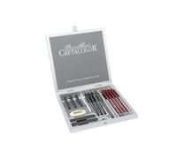 Cofre de lápices - CRETACOLOR - CAJA PLATEADA - Grafito - Mixto - Adulto/Niño