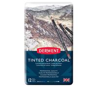 Cofre de lápices de carboncillo tintados Derwent