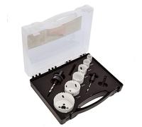 Cofre de sierras de corona bimetálicas - MAKITA - 6 piezas - Ø 20 a 65 mm - 8% cobalto - Robustez extrema