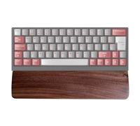 Cofre de teclado - Protector de muñeca de nogal negro sólido para escribir cómodamente | Almohadilla ergonómica de apoyo para manos, almohadilla de carga de palma de madera para escritorio de oficina